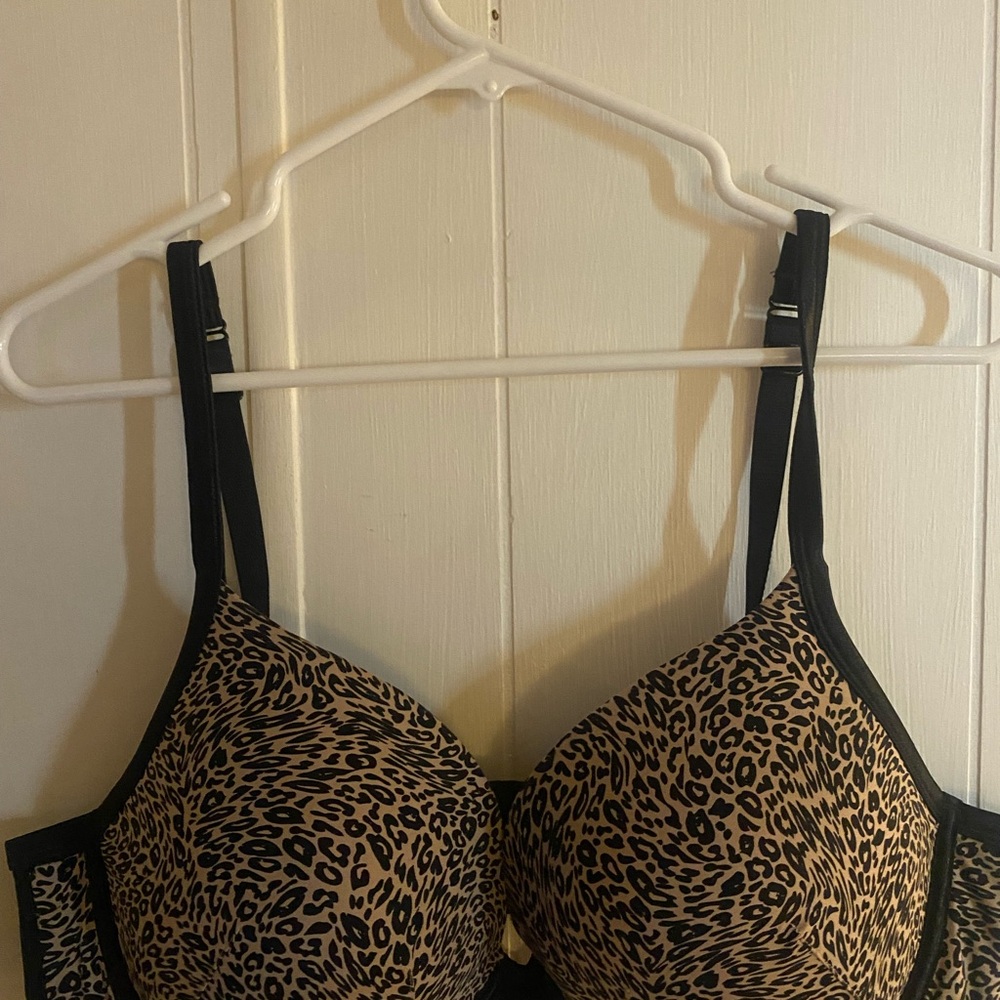 Leopard Print Women's Bra 36 C